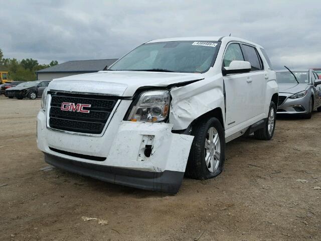 2GKALMEK4E6211332 - 2014 GMC TERRAIN WHITE photo 2