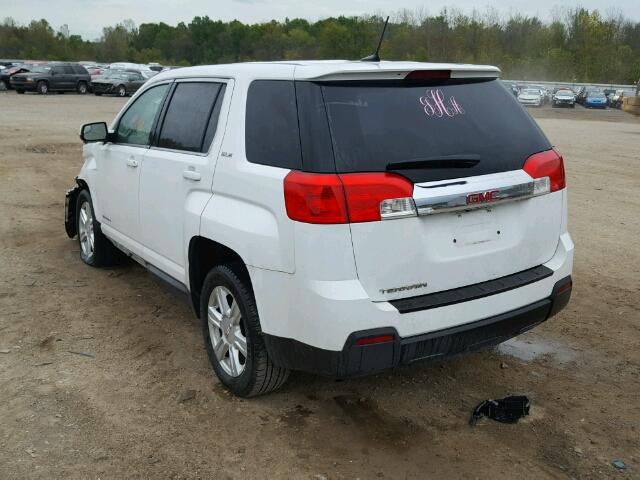 2GKALMEK4E6211332 - 2014 GMC TERRAIN WHITE photo 3