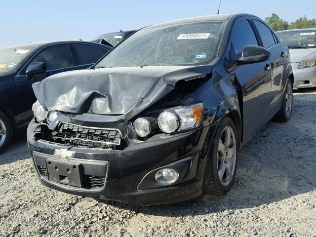 1G1JE5SH1C4146693 - 2012 CHEVROLET SONIC LTZ BLACK photo 2