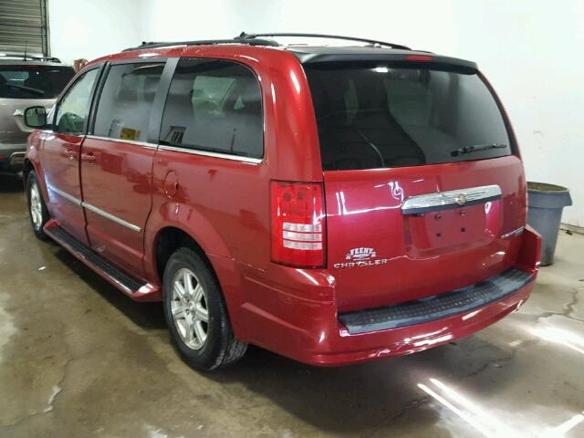 2A8HR54119R617119 - 2009 CHRYSLER TOWN & COU RED photo 3