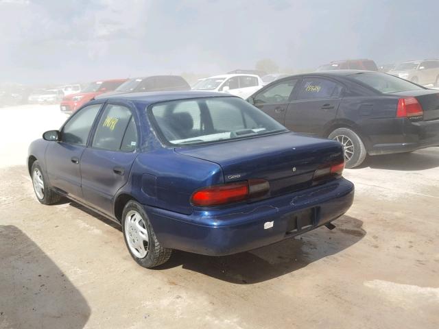 1Y1SK5264VZ412373 - 1997 GEO PRIZM BLUE photo 3