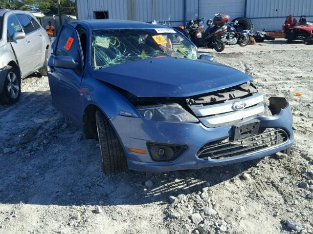 3FAHP0HAXAR340789 - 2010 FORD FUSION SE BLUE photo 1