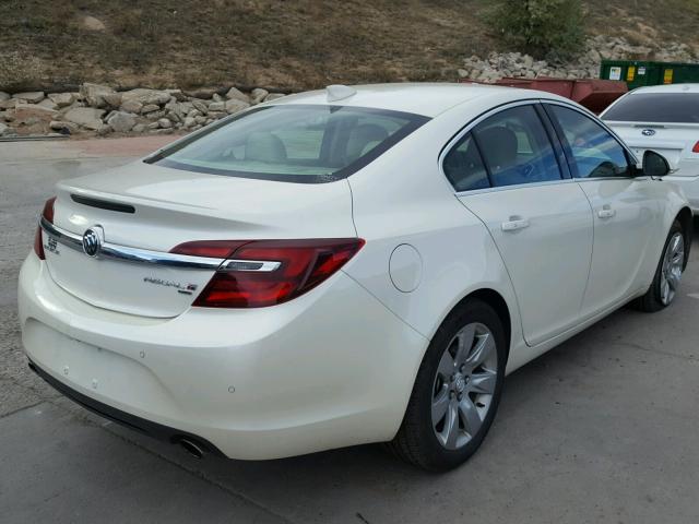 2G4GS5GX8F9132894 - 2015 BUICK REGAL WHITE photo 4