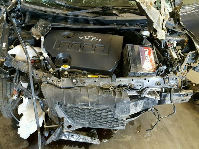 1NXBU4EE4AZ203827 - 2010 TOYOTA COROLLA GRAY photo 7