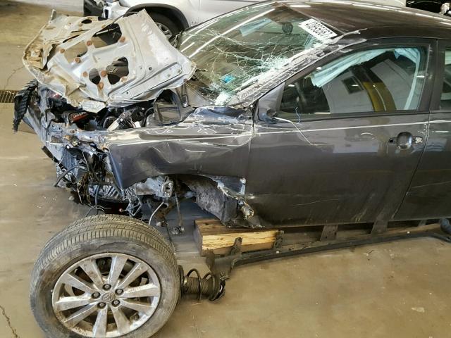 1NXBU4EE4AZ203827 - 2010 TOYOTA COROLLA GRAY photo 9