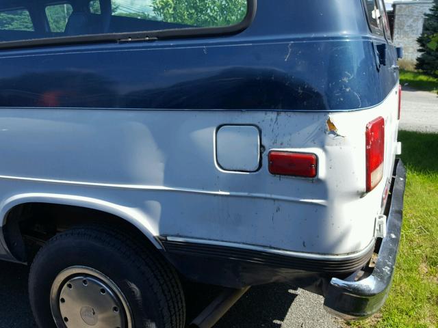 2GJGG39K8P4509517 - 1993 GMC RALLY WAGO BLUE photo 9