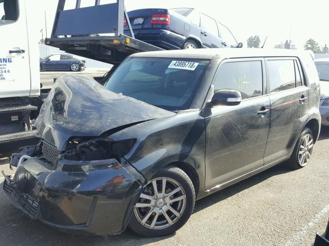 JTLKE50E381024810 - 2008 TOYOTA SCION XB Schwarz Foto 2