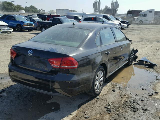 1VWAP7A30CC082006 - 2012 VOLKSWAGEN PASSAT S أسود صورة 4