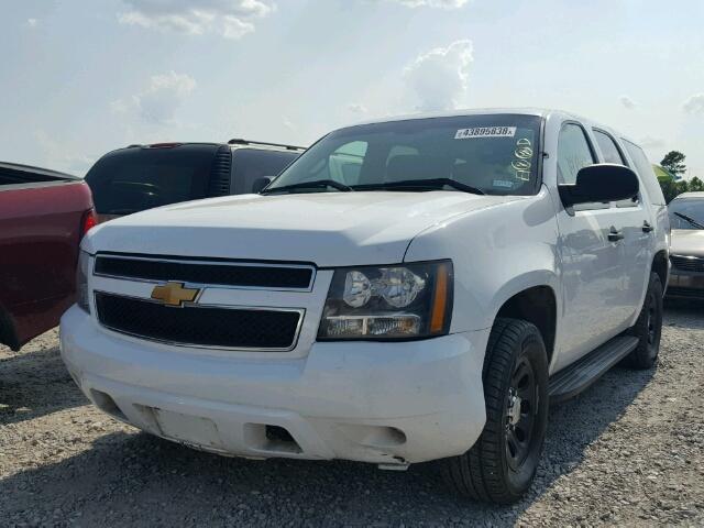 1GNLC2E08ER180976 - 2014 CHEVROLET TAHOE POLI WHITE photo 2