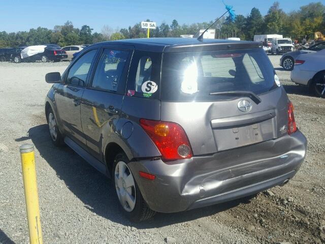JTKKT624840074204 - 2004 TOYOTA SCION XA GRAY photo 3