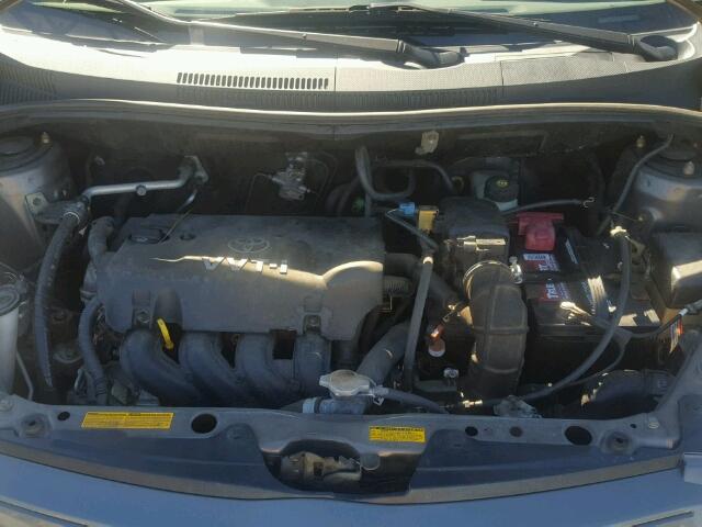 JTKKT624840074204 - 2004 TOYOTA SCION XA GRAY photo 7