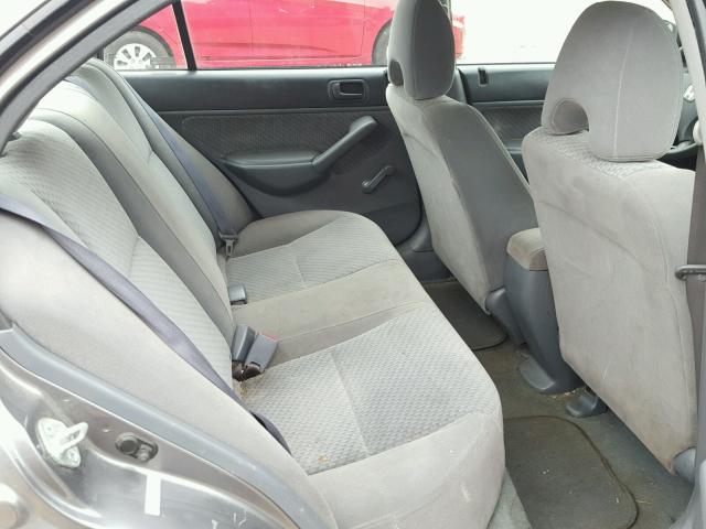 1HGES16335L003134 - 2005 HONDA CIVIC DX V GRAY photo 6