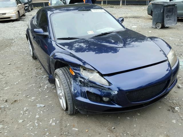 JM1FE173980215339 - 2008 MAZDA RX8 BLUE photo 1