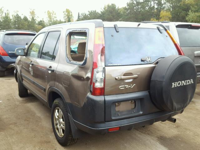 JHLRD78852C026726 - 2002 HONDA CR-V TAN photo 3