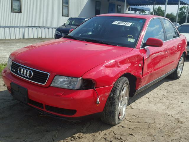 WAUEA88D7VA115749 - 1997 AUDI A4 2.8 QUA RED photo 2