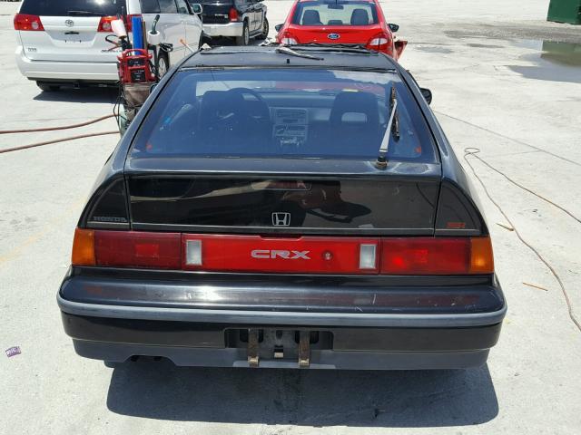 JHMED9362JS016607 - 1988 HONDA CIVIC 1500 BLACK photo 6