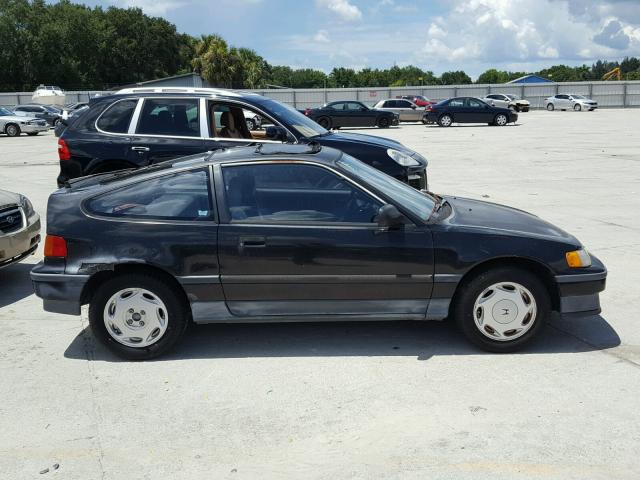 JHMED9362JS016607 - 1988 HONDA CIVIC 1500 BLACK photo 9