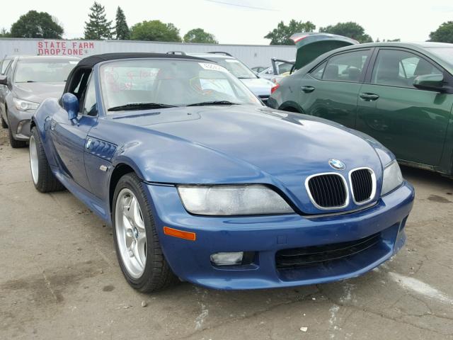 4USCN33492LK52663 - 2002 BMW Z3 2.5 BLUE photo 1