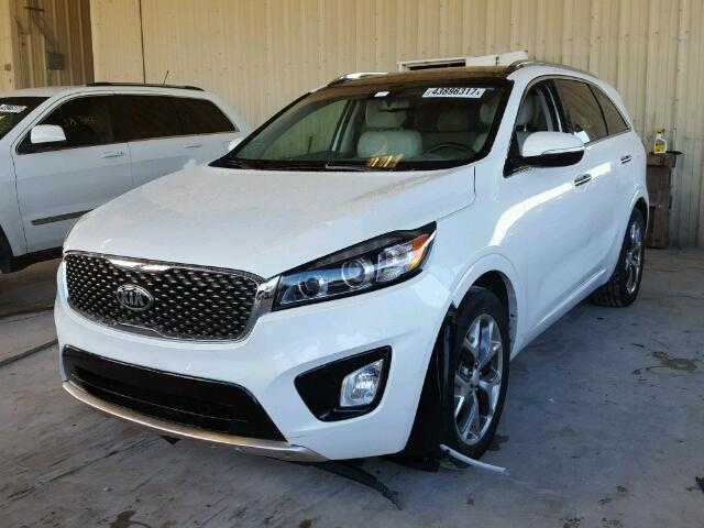 5XYPK4A52HG224127 - 2017 KIA SORENTO SX WHITE photo 2