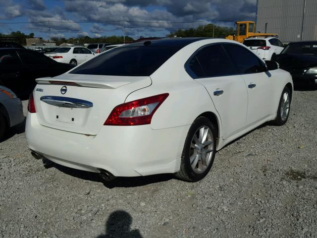 1N4AA5APXBC864071 - 2011 NISSAN MAXIMA S WHITE photo 4