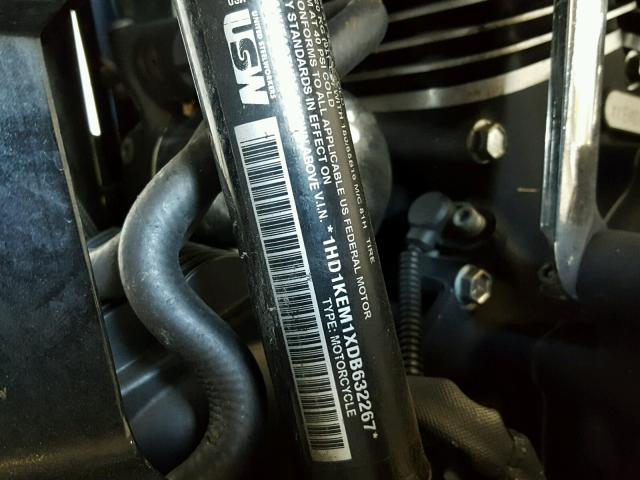 1HD1KEM1XDB632267 - 2013 HARLEY-DAVIDSON FLHTK ELEC 黑色 照片 10