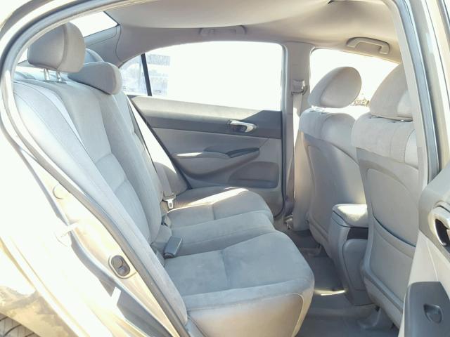 1HGFA16566L015983 - 2006 HONDA CIVIC LX GRAY photo 6