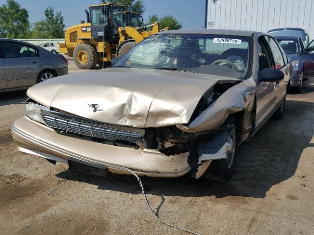 1G1BL52W1TR150853 - 1996 CHEVROLET CAPRICE CL თაფლისფერი ფოტო 2