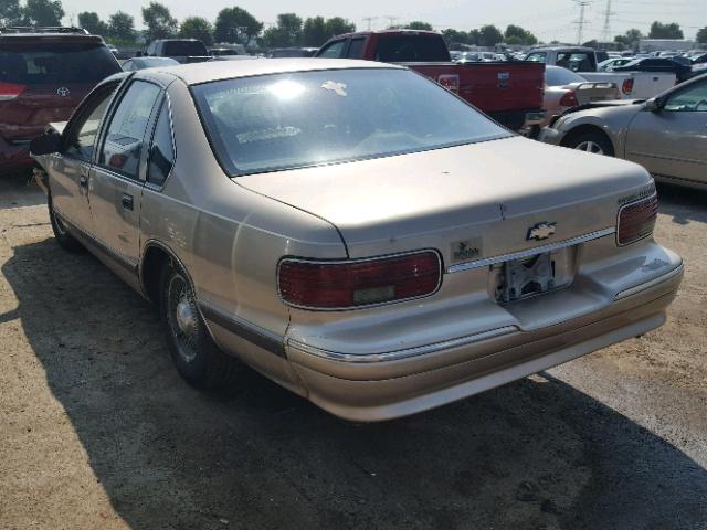 1G1BL52W1TR150853 - 1996 CHEVROLET CAPRICE CL TAN photo 3