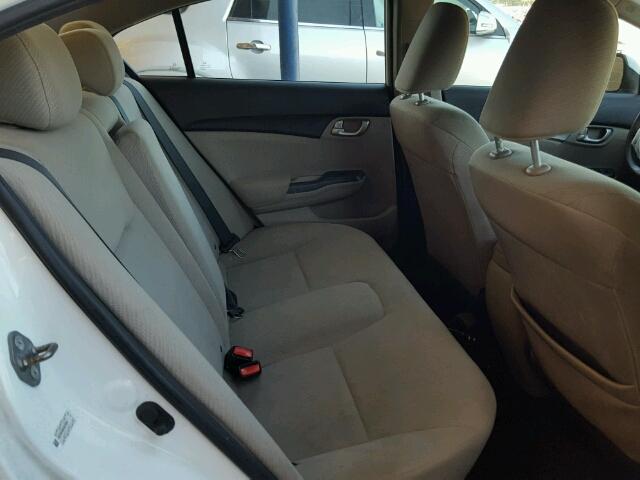 19XFB2F8XDE073659 - 2013 HONDA CIVIC EX 白色 照片 6