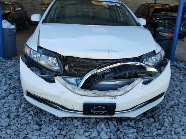 19XFB2F8XDE073659 - 2013 HONDA CIVIC EX 白色 照片 9