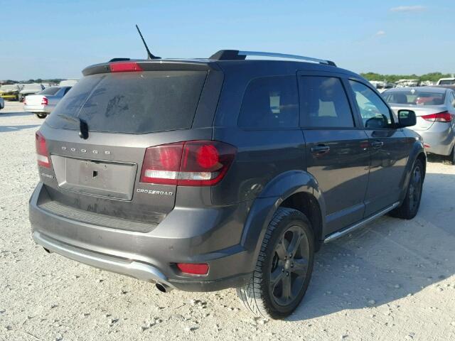 3C4PDCGGXFT687166 - 2015 DODGE JOURNEY CR GRAY photo 4