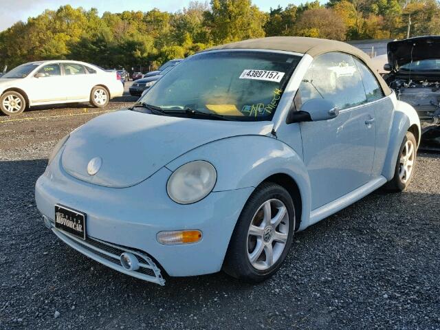 3VWCD31Y05M311503 - 2005 VOLKSWAGEN NEW BEETLE 青绿色 照片 2
