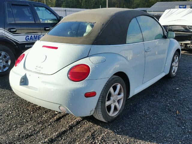 3VWCD31Y05M311503 - 2005 VOLKSWAGEN NEW BEETLE 青绿色 照片 4