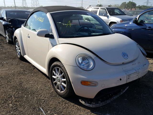3VWCM31Y15M314426 - 2005 VOLKSWAGEN NEW BEETLE 奶油色 照片 1