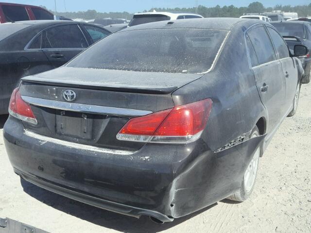 4T1BK3DB7BU421723 - 2011 TOYOTA AVALON BAS BLACK photo 4