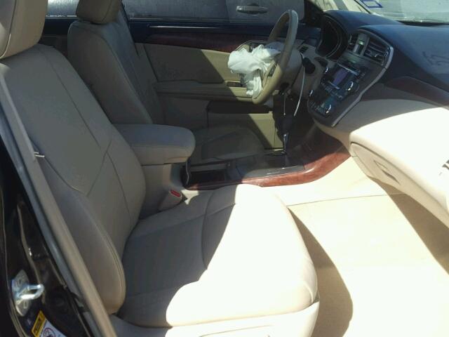 4T1BK3DB7BU421723 - 2011 TOYOTA AVALON BAS BLACK photo 5