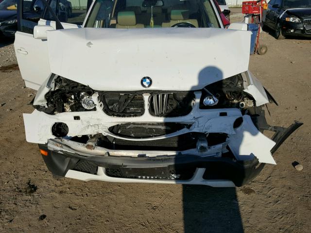 WBXPC93477WF12957 - 2007 BMW X3 3.0SI WHITE photo 7