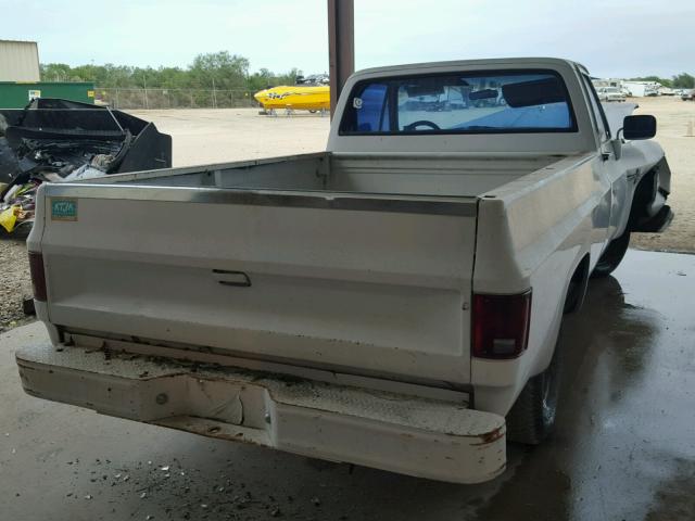 1GCDC14N2GF424937 - 1986 CHEVROLET C10 WHITE photo 4