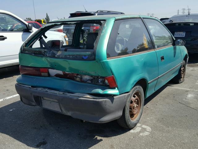 2C1MR2462R6800785 - 1994 GEO METRO GREEN photo 4