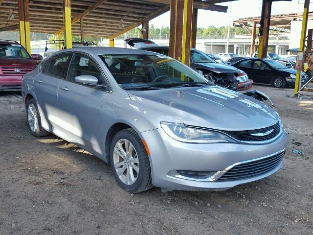 1C3CCCAB3FN732905 - 2015 CHRYSLER 200 SILVER photo 1