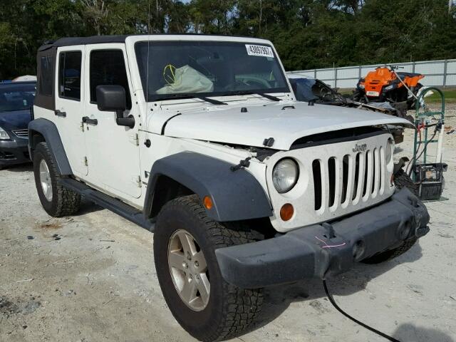 1J4GA39118L608428 - 2008 JEEP WRANGLER U WHITE photo 1
