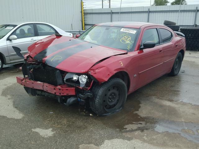 2B3CA3CV8AH267694 - 2010 DODGE CHARGER SX ORANGE photo 2