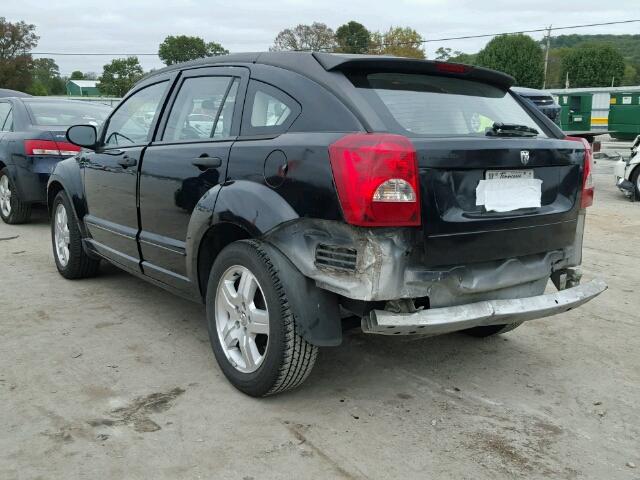 1B3HB48B77D331172 - 2007 DODGE CALIBER SX BLACK photo 3