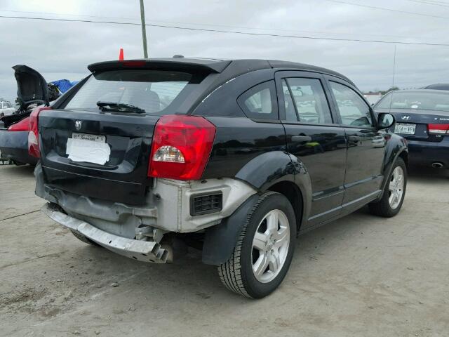 1B3HB48B77D331172 - 2007 DODGE CALIBER SX BLACK photo 4