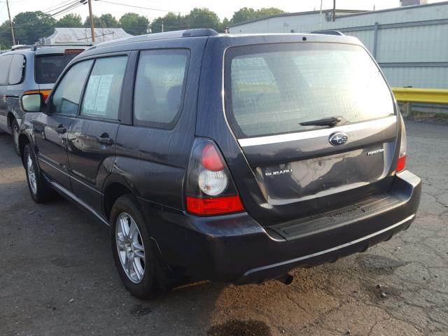 JF1SG666X8H702798 - 2008 SUBARU FORESTER S 黑色 照片 3