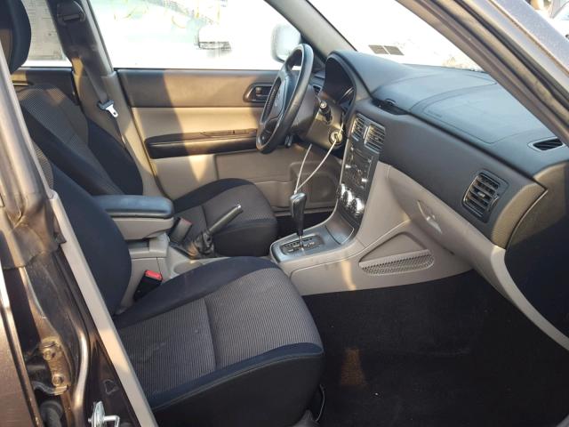 JF1SG666X8H702798 - 2008 SUBARU FORESTER S 黑色 照片 5