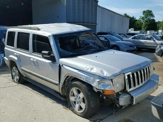 1J8HH48K38C202973 - 2008 JEEP COMMANDER SILVER photo 1