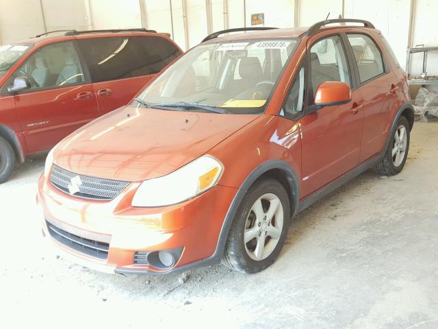 JS2YB413485110941 - 2008 SUZUKI SX4 BASE ORANGE photo 2