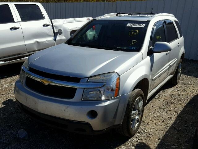 2CNDL43F896233320 - 2009 CHEVROLET EQUINOX LT SILVER photo 2