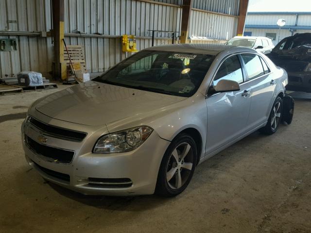 1G1ZC5E11BF306694 - 2011 CHEVROLET MALIBU 1LT SILVER photo 2